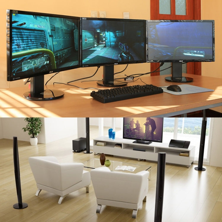 50 cm HDMI-Buchse + HDMI-Stecker auf USB 2.0-Stecker Adapterkabel