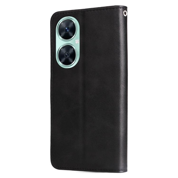 For Huawei nova 11i / Maimang 20 5G / Enjoy 60 Pro Fashion Calf Texture Zipper Leather Phone Case, For Huawei nova 11i / Maimang 20 5G / Enjoy 60 Pro