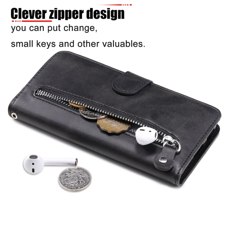For Huawei nova 11i / Maimang 20 5G / Enjoy 60 Pro Fashion Calf Texture Zipper Leather Phone Case, For Huawei nova 11i / Maimang 20 5G / Enjoy 60 Pro