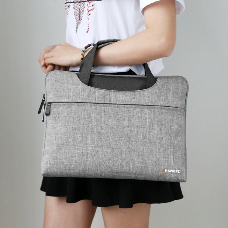 HAWEEL 13.3 inch Laptop Handbag, For Macbook, Samsung, Lenovo, Sony, DELL Alienware, CHUWI, ASUS, HP, 13.3 inch and Below Laptops(Grey)