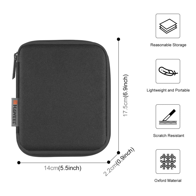 HAWEEL Uhrenarmband-Organizer-Box, Aufbewahrungstasche für Kopfhörer / USB-Sticks / Digitalkabel, Uhrenarmband-Organizer, Größe: S