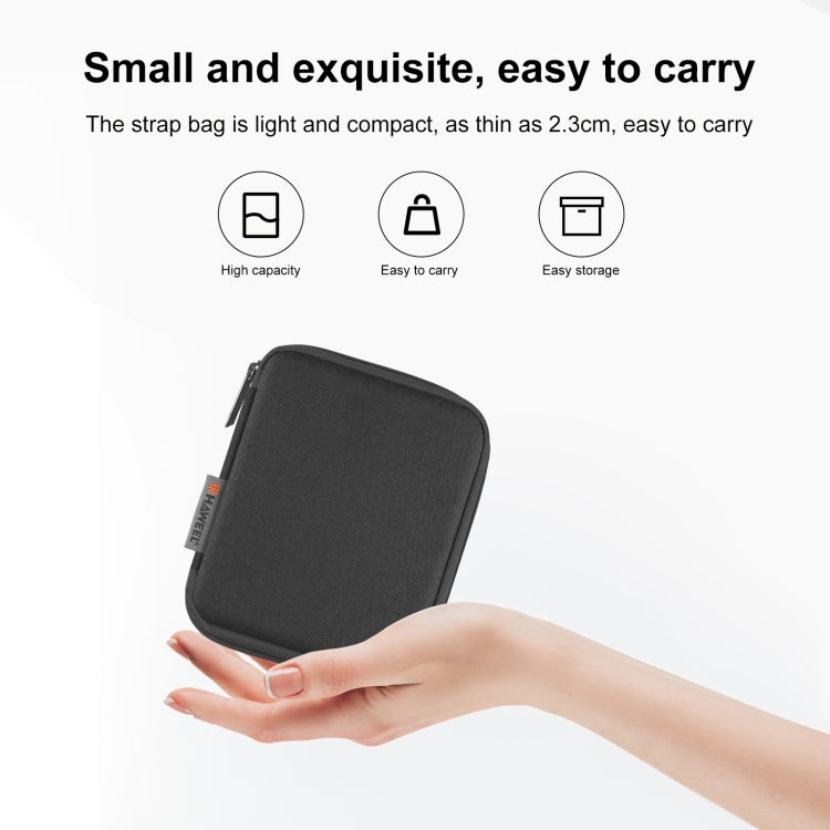 HAWEEL Uhrenarmband-Organizer-Box, Aufbewahrungstasche für Kopfhörer / USB-Sticks / Digitalkabel, Uhrenarmband-Organizer, Größe: S
