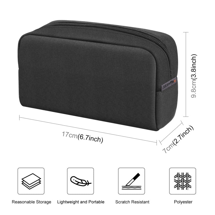 Small Electronics Organizer Bag Cable Storage Case for Charger, Power Bank, Earphones & Accessories Travel Tech Pouch S Size