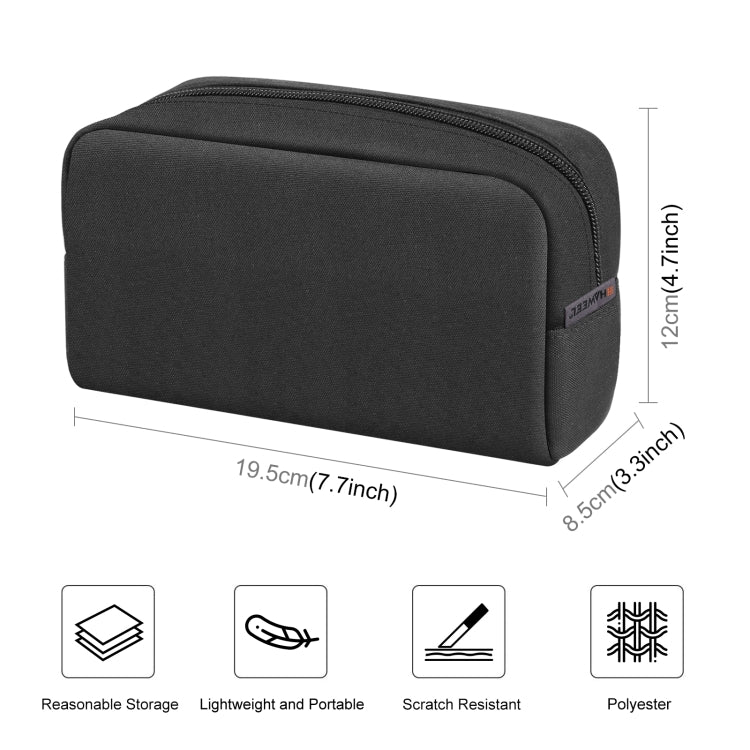 HAWEEL Electronics Organizer Bag Large Cable Storage Case for Charger, Power Bank, Mouse & Earphones Travel Tech Pouch Organizer L Size