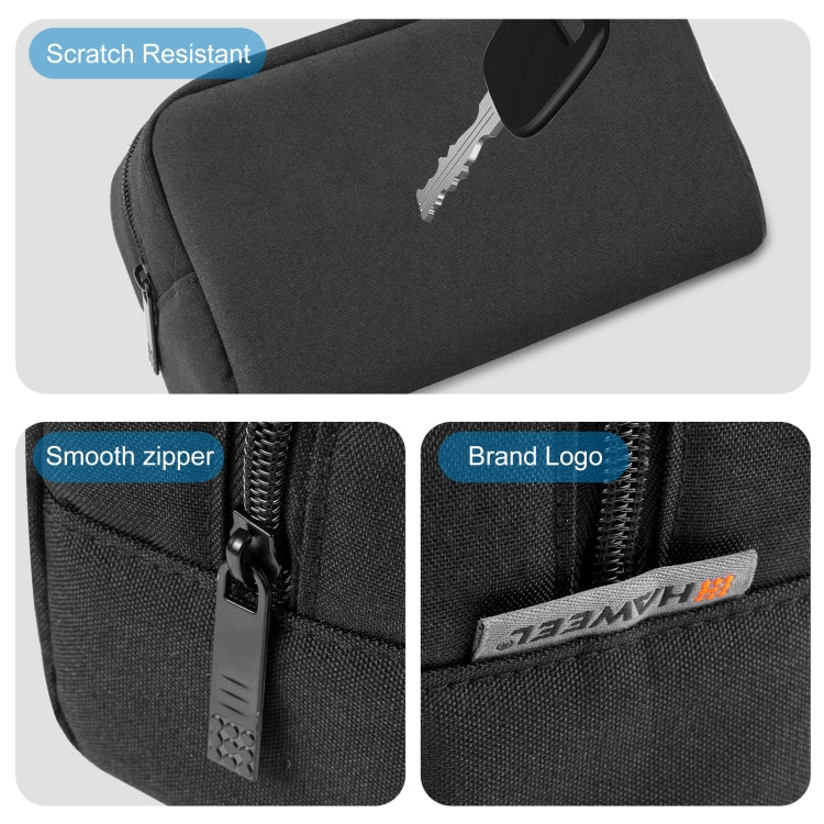 HAWEEL Elektronik-Organizer-Aufbewahrungstasche für Ladegerät, Powerbank, Kabel, Maus, Kopfhörer, Größe: L, Elektronik-Organizer, Größe: L