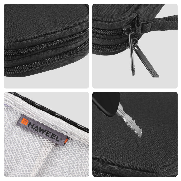 HAWEEL Double Layer Electronic Organizer Bag for Cables Charger & Accessories