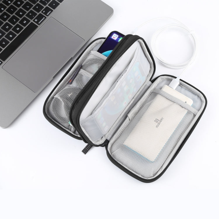 HAWEEL Double Layer Electronic Organizer Bag for Cables Charger & Accessories