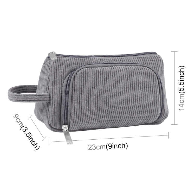Pencil Case Cosmetic Bag Travel Makeup Organizer Pouch Triangle
