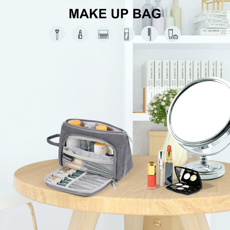 Pencil Case Cosmetic Bag Travel Makeup Organizer Pouch Triangle