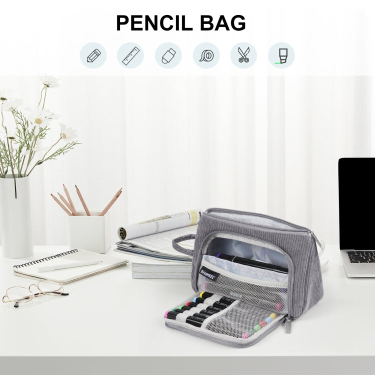 Pencil Case Cosmetic Bag Travel Makeup Organizer Pouch Triangle