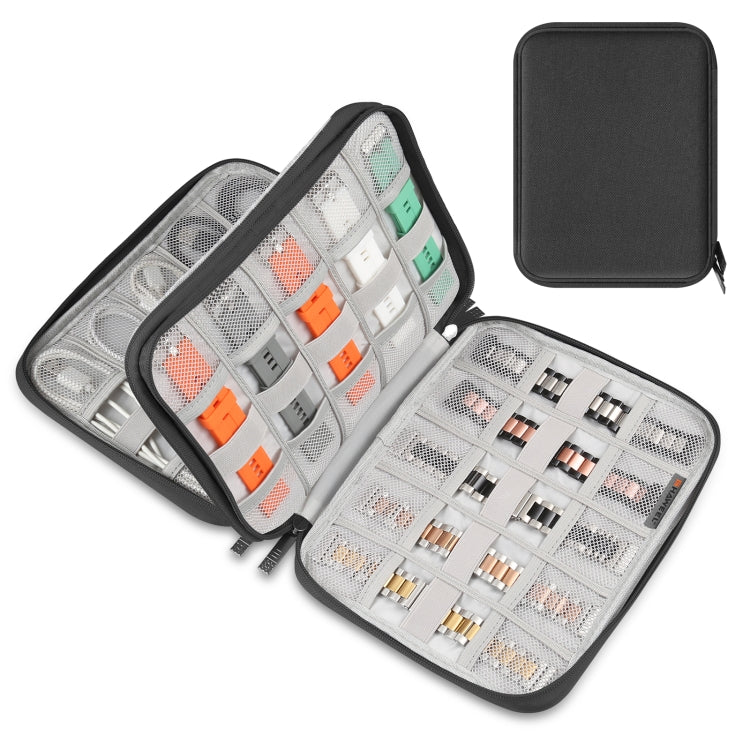 HAWEEL Watch Band Organizer Box Earphones / U Disk / Digital Cable Storage Case, Watch Band Organizer, Size: L
