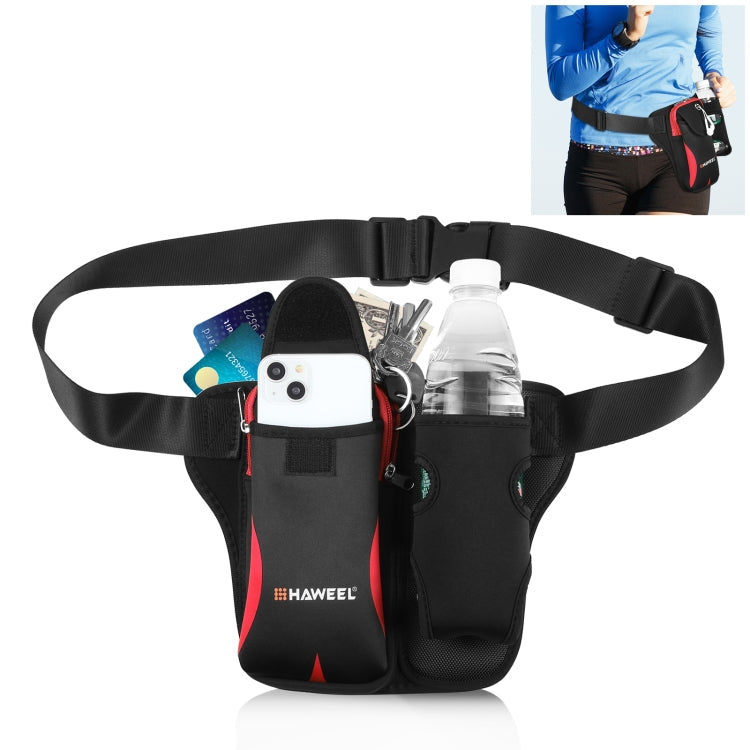 Sports Waist Bag Water Bottle Holder Running Fitness Belt Pouch Outdoor