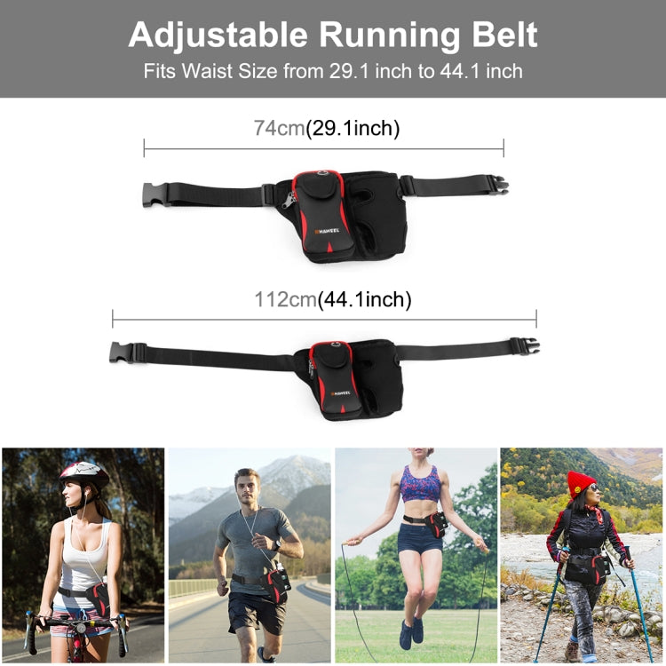 Sports Waist Bag Water Bottle Holder Running Fitness Belt Pouch Outdoor