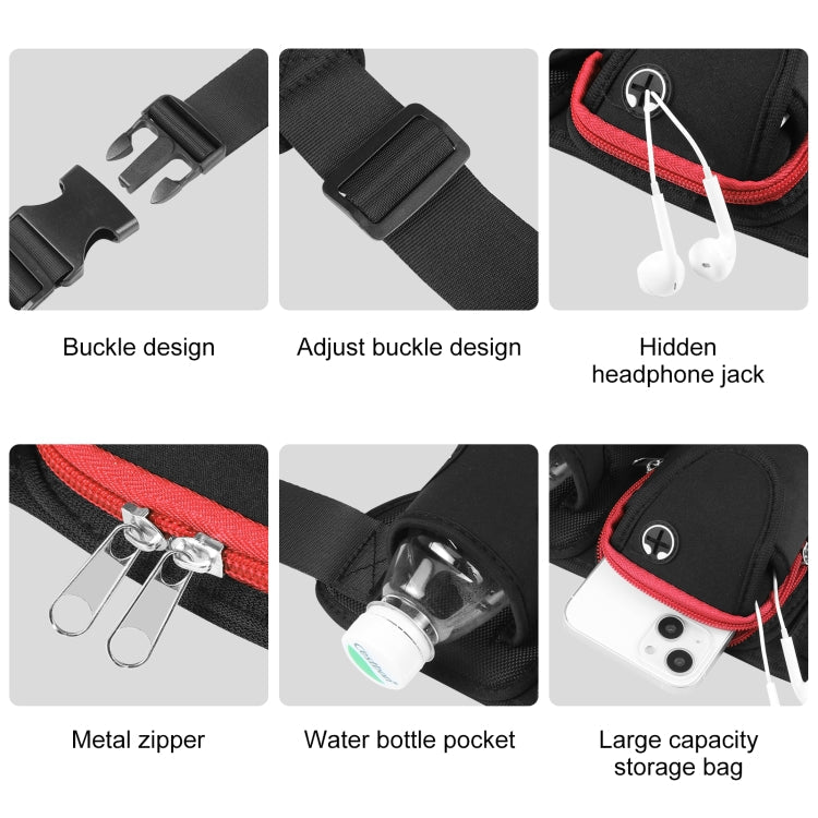 Sports Waist Bag Water Bottle Holder Running Fitness Belt Pouch Outdoor