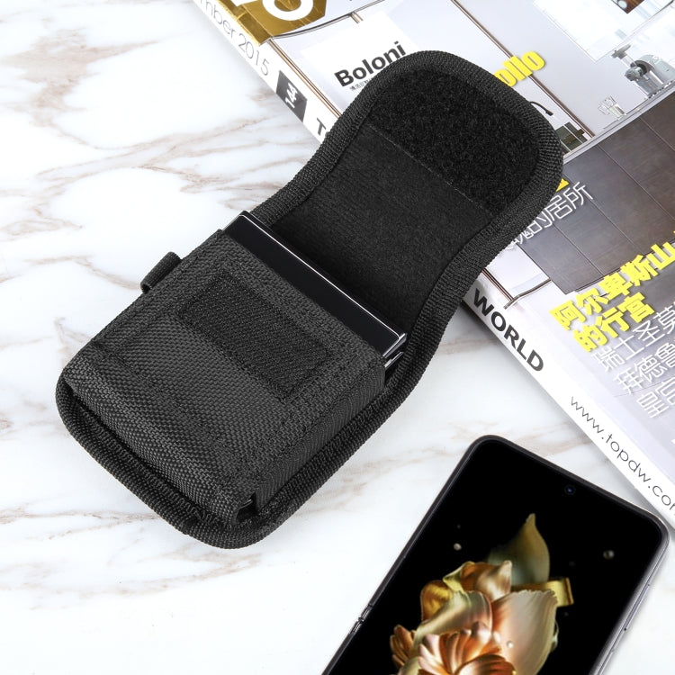 HAWEEL Flip Phone Belt Clip Pouch Nylon Carry Case Protective Holster
