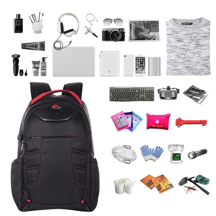 Foldable Laptop Backpack Lightweight Travel Computer Bag for 14-17 Inch Laptop