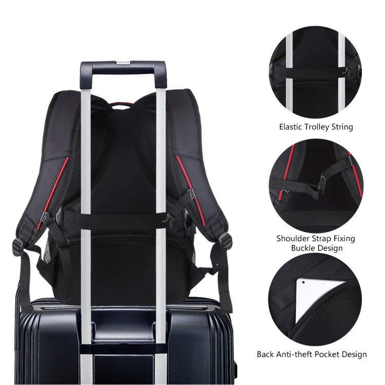 Foldable Laptop Backpack Lightweight Travel Computer Bag for 14-17 Inch Laptop