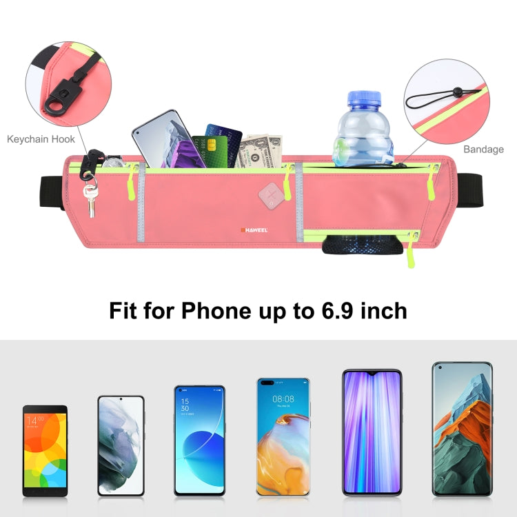 HAWEEL Running Belt Waist Fanny Pack Bag Sports Waterproof Waist Phone Pocket
