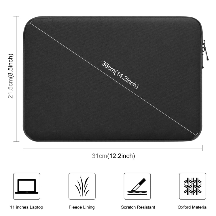 HAWEEL 11 inch Sleeve Case Zipper Briefcase Carrying Bag For Macbook, Samsung, Lenovo, Sony, DELL Alienware, CHUWI, ASUS, HP, 11 inch and Below Laptops / Tablets, 11 inch