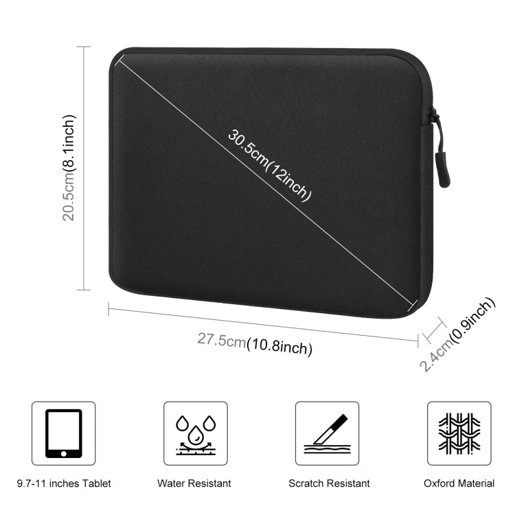 HAWEEL 11 Zoll Tablet-Schutzhülle Reißverschluss-Aktentasche für 9,7-11,0 Zoll Tablets, für 9,7-11,0 Zoll Tablets