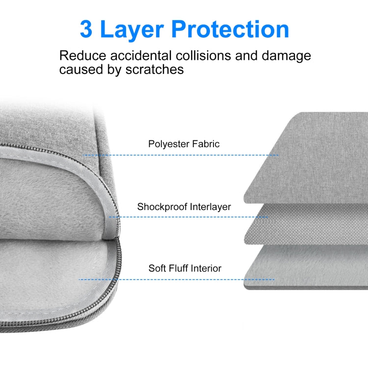 HAWEEL 15 Inch Laptop Sleeve Bag with Zipper for 14–15 Inch Laptop Case Protective Briefcase Travel Cover