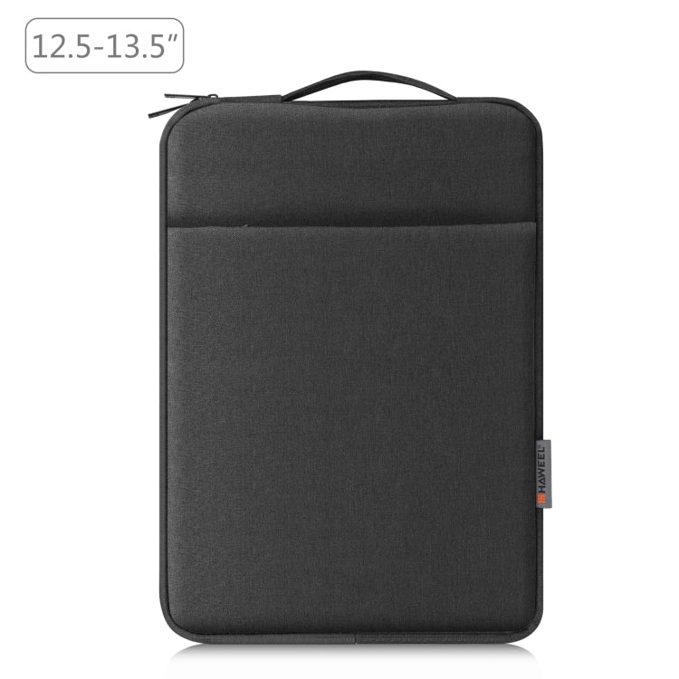 HAWEEL Laptop-Schutzhülle Aktentasche mit Reißverschluss und Tragegriff für 12,5-13,5 Zoll Laptops, für 12,5-13,5 Zoll Laptops (mit Tragegriff)