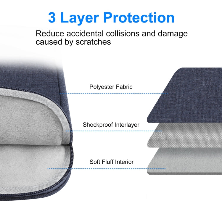 HAWEEL 15–16.7 Inch Laptop Sleeve Case with Handle & Zipper Protective Briefcase Bag for Laptop Travel Office Cover
