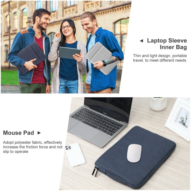 HAWEEL 15–16.7 Inch Laptop Sleeve Case with Handle & Zipper Protective Briefcase Bag for Laptop Travel Office Cover