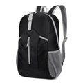 HAWEEL Wander-Rucksack, tragbar, faltbar, Rucksack mit großem Fassungsvermögen (Schwarz)