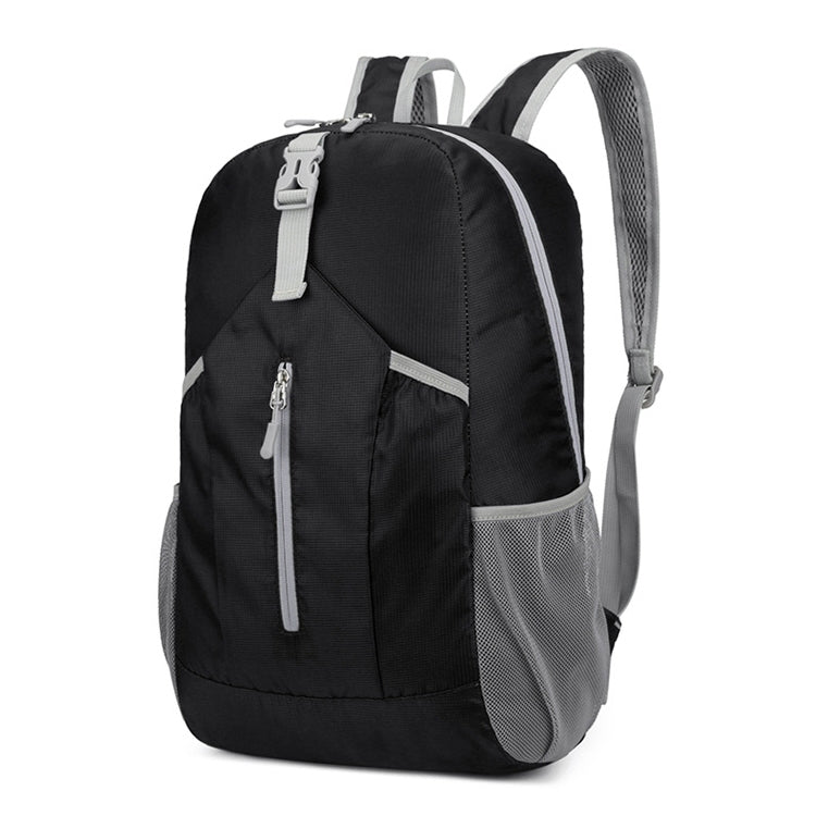 HAWEEL Wander-Rucksack, tragbar, faltbar, Rucksack mit großem Fassungsvermögen (Schwarz)