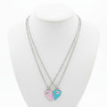 Honey Love Couple Pendant Necklace – Romantic Matching Jewelry Gift for Him & Her