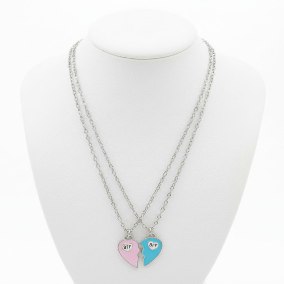 Honey Love Couple Pendant Necklace – Romantic Matching Jewelry Gift for Him & Her