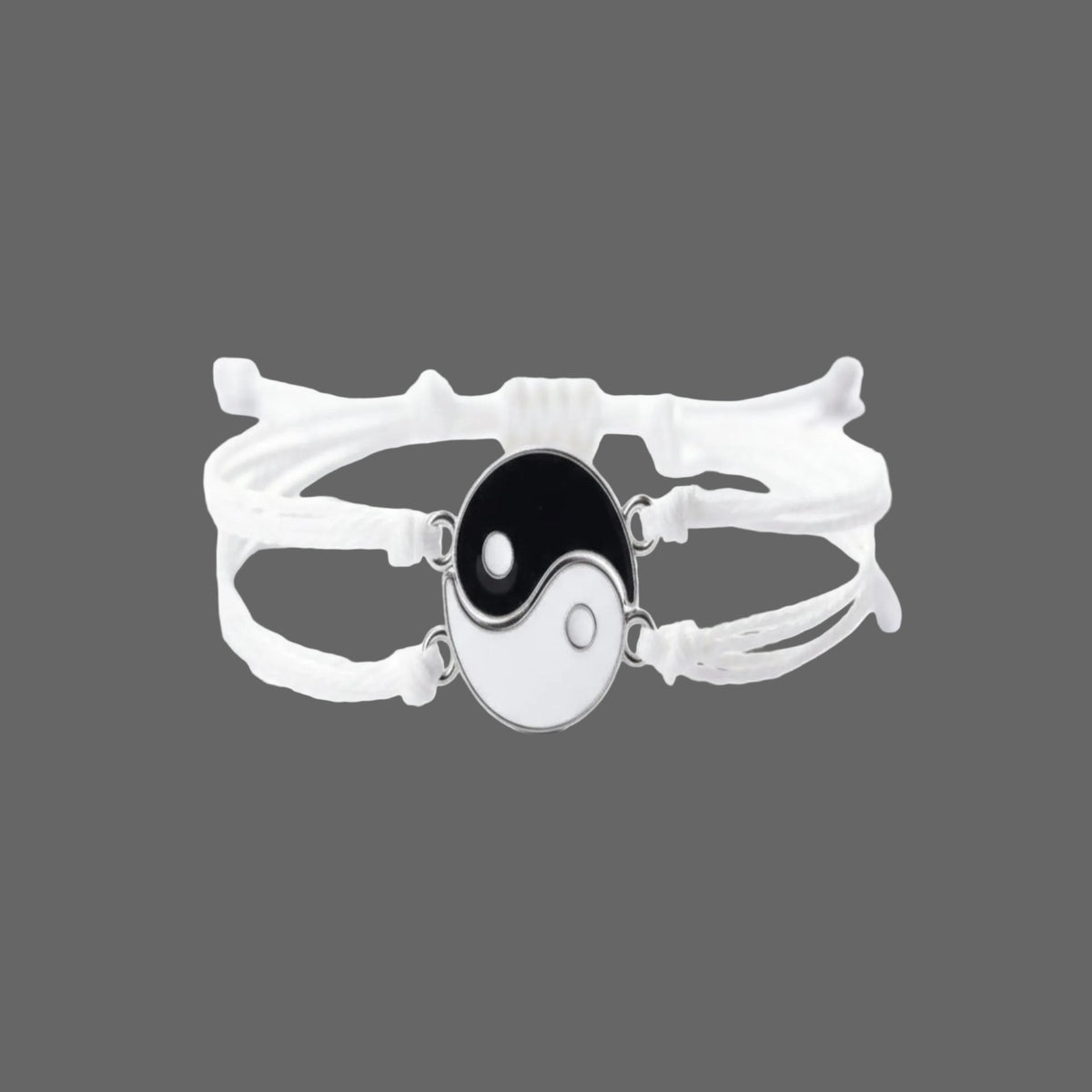 Matching Couple Bracelets Set – Black & White Love Bracelets for Him & Her, Adjustable Lucky Relationship Jewelry Gift for Couples
