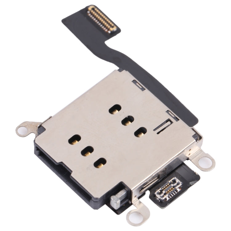 Double SIM Card Reader Socket with Flex Cable for iPhone 13, For iPhone 13 (Double SIM)