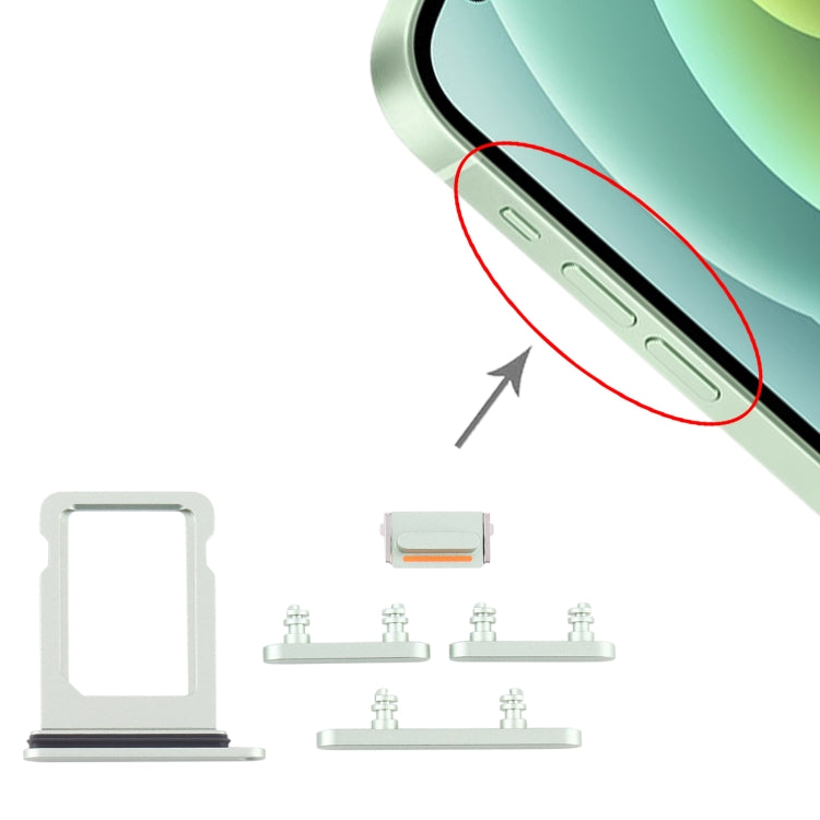 SIM-Kartenfach + Seitentasten für iPhone 12 Mini, für iPhone 12 Mini (Single-SIM)