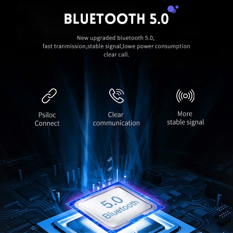 Q2 TWS Bluetooth 5.0 Binaural Stereo Kabelloser Sport-Bluetooth-Kopfhörer