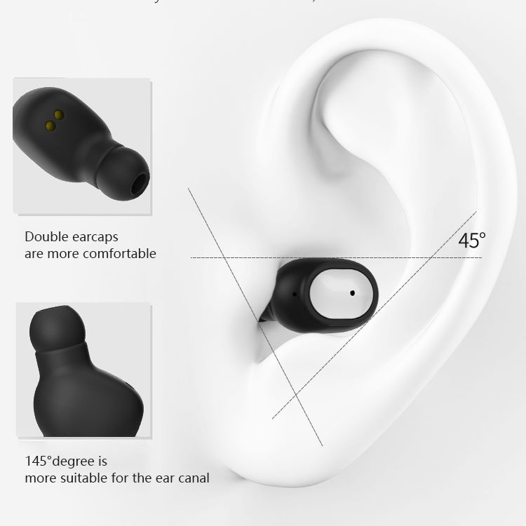 Q2 TWS Bluetooth 5.0 Binaural Stereo Kabelloser Sport-Bluetooth-Kopfhörer
