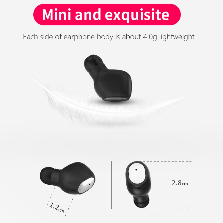 Q2 TWS Bluetooth 5.0 Binaural Stereo Kabelloser Sport-Bluetooth-Kopfhörer