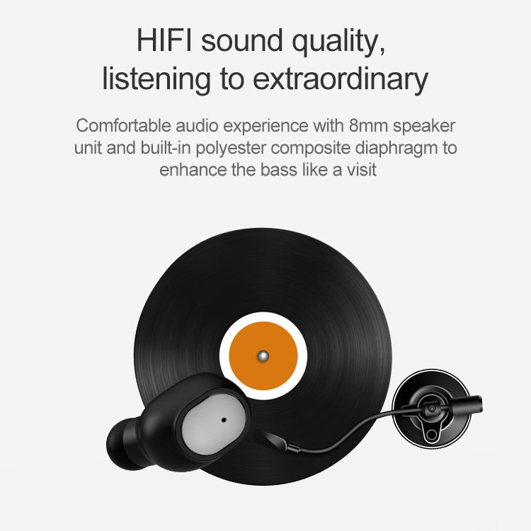 Q2 TWS Bluetooth 5.0 Binaural Stereo Kabelloser Sport-Bluetooth-Kopfhörer