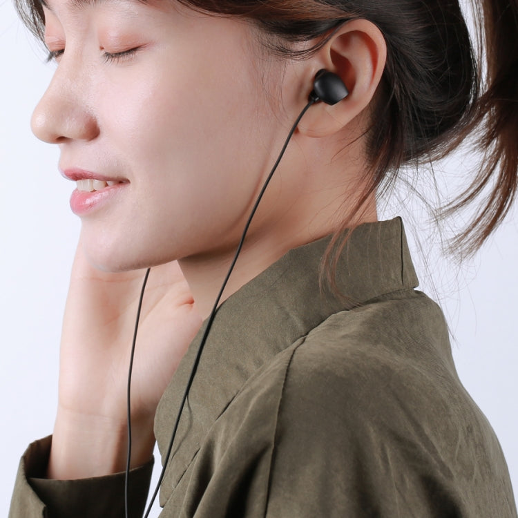 REMAX RM-550 3.5mm Gold Pin In-Ear Stereo Music Earphone with Wire Control + MIC, Support Hands-free