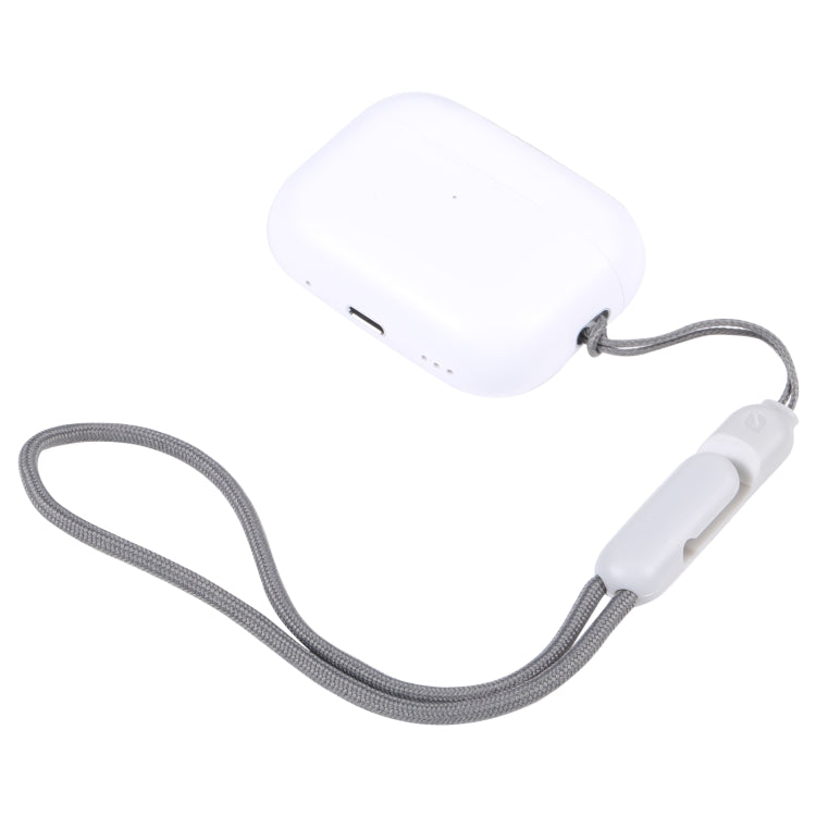 For Apple AirPods Pro 2 Wireless Bluetooth Earphone Anti-Lost Rope Phone Case Lanyard, High-Grade Grey