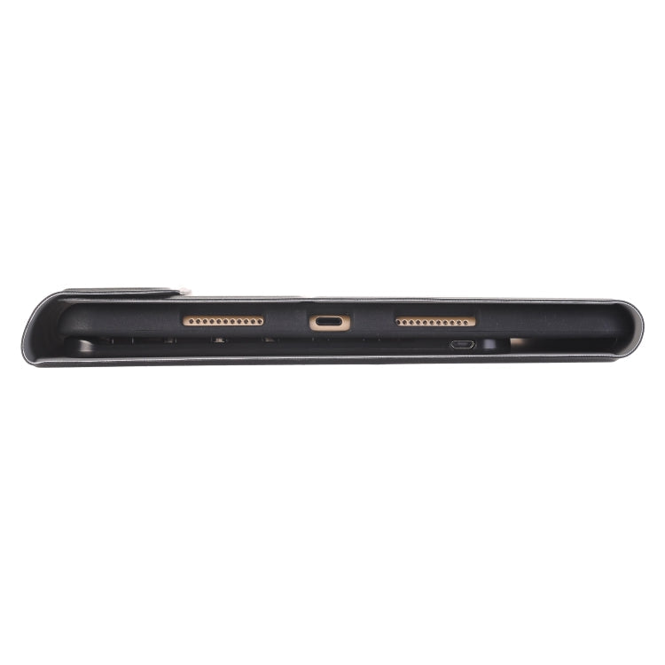 A09B Bluetooth 3.0 Ultradünnes abnehmbares ABS-Bluetooth-Tastatur-Leder-Tablet-Etui für iPad Air / Pro 10,5 Zoll (2019), mit Stiftschlitz und Halter