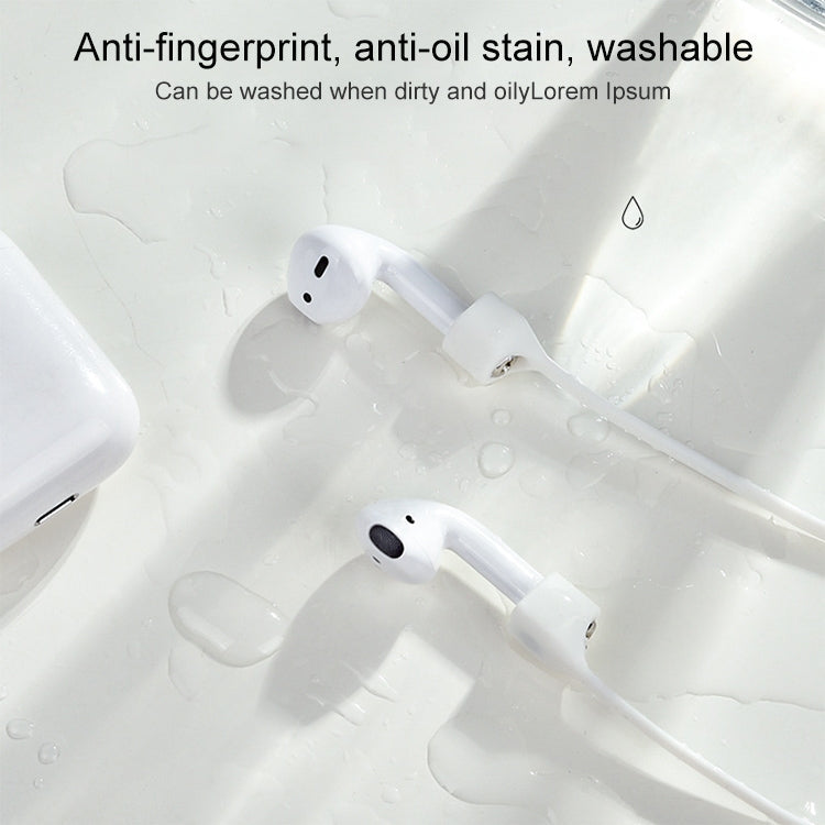 Wireless Bluetooth Headset Anti-lost Rope Magnetic Silicone Lanyard for Apple AirPods 1 / 2, For AirPods 1 / 2