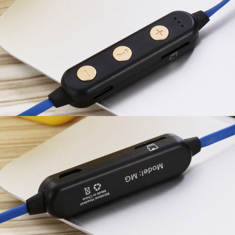 MG-G22 Tragbare Sport-Magnet-Absorption Bluetooth V5.0 Bluetooth-Kopfhörer, unterstützt TF-Karte