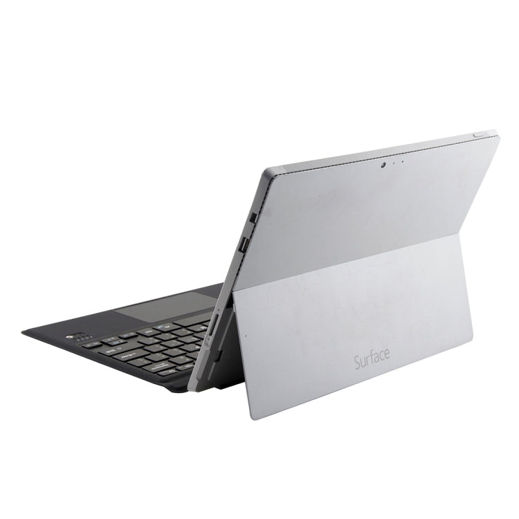 1089A Magnetic Charging Bluetooth V3.0 Keyboard + Microfiber Leather Tablet Case for Microsoft Surface Pro 3 / 4 / 5 / 6(Black)