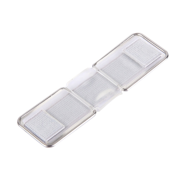 2 in 1 Adjustable Universal Mini Adhesive Holder Stand + Slim Finger Grip, Size: 7.3 x 2.2 x 0.3 cm