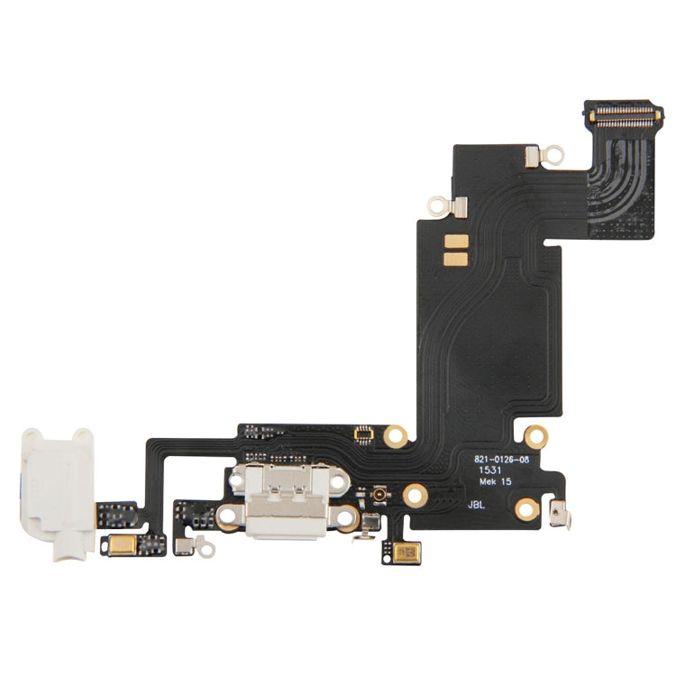for iPhone 6s Plus White Charging Port Flex Cable, For iPhone 6s Plus
