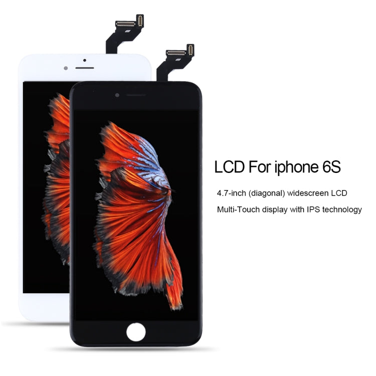Original LCD Screen for iPhone 6S, i6S Original White, i6S Original Black