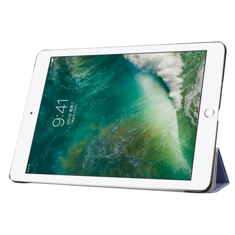 For iPad 9.7 (2018) & iPad 9.7 (2017) Custer Texture Horizontal Flip Leather Case with Three-folding Holder & Sleep / Wake-up Function, For iPad 9.7 (2018) & iPad 9.7 (2017), For iPad 9.7 (2018)