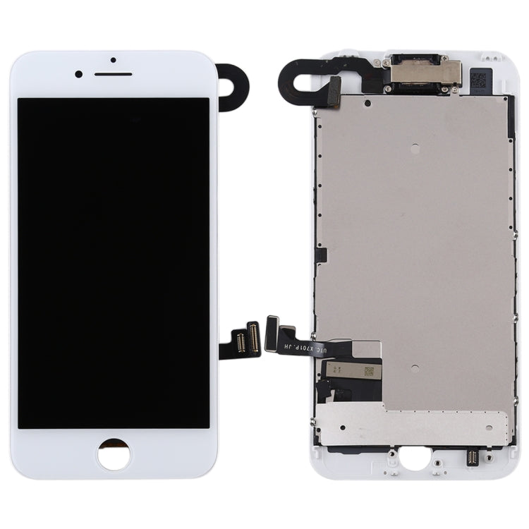 LCD Screen include Front Camera for iPhone 7, i7 White with Camera